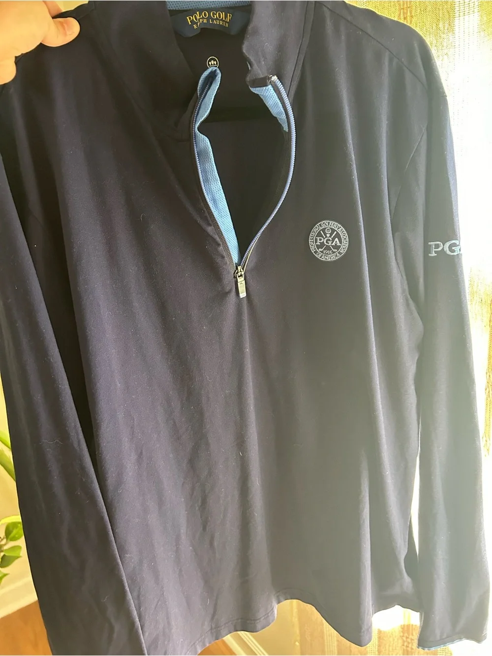 Polo by Ralph Lauren Navy Blue Golf Quarter-Zip Pullover